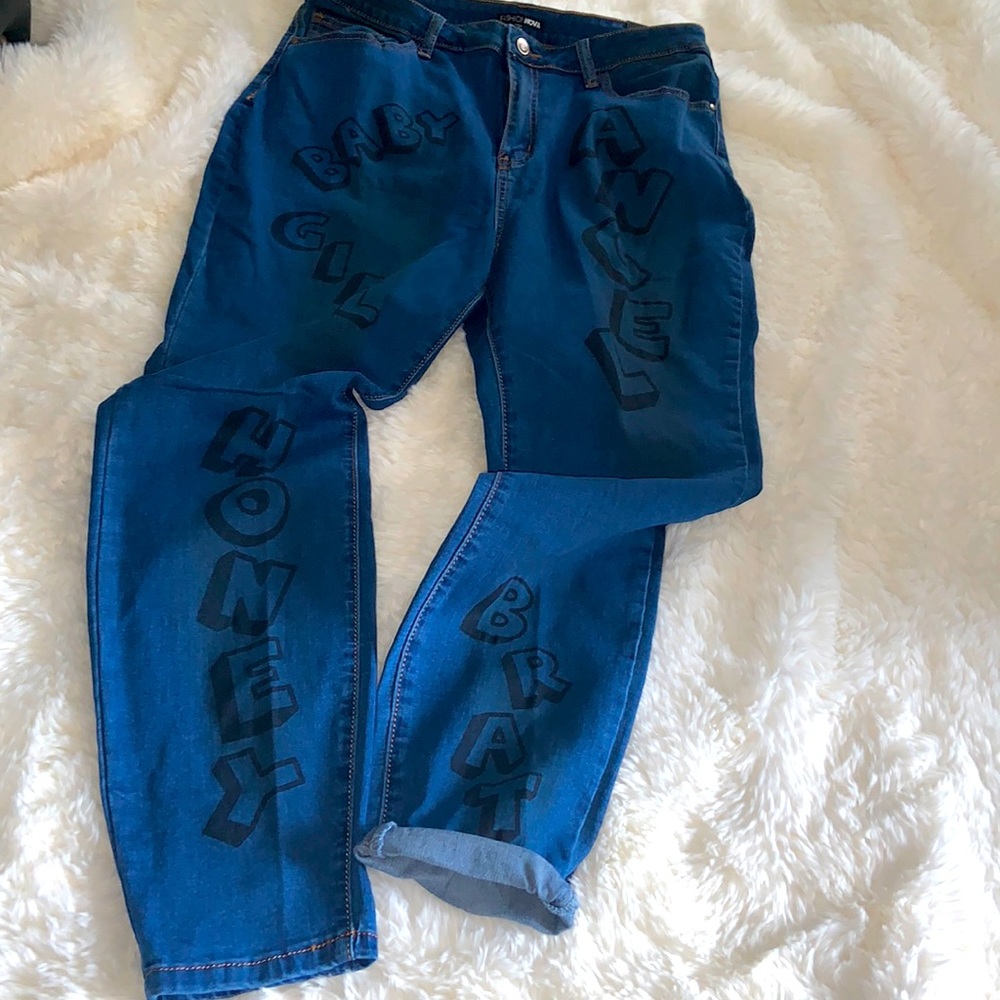 New graffiti jeans